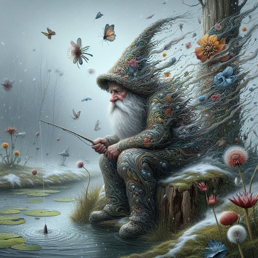 On a gloomy winter afternoon