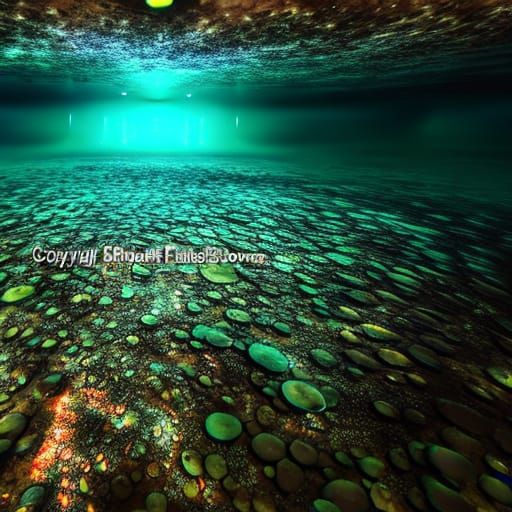 Portrait of a Alien civilization Underwater