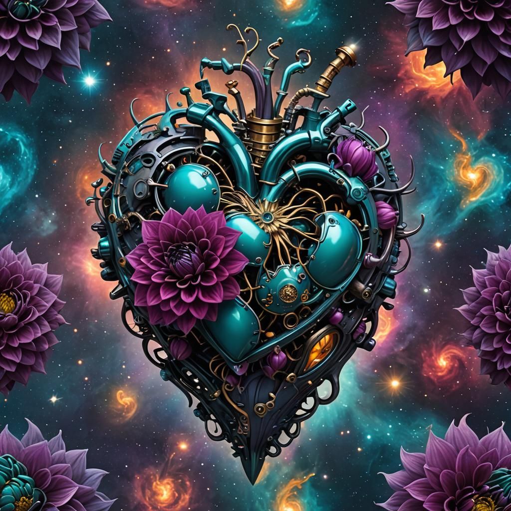 Dahlia prosthetic heart