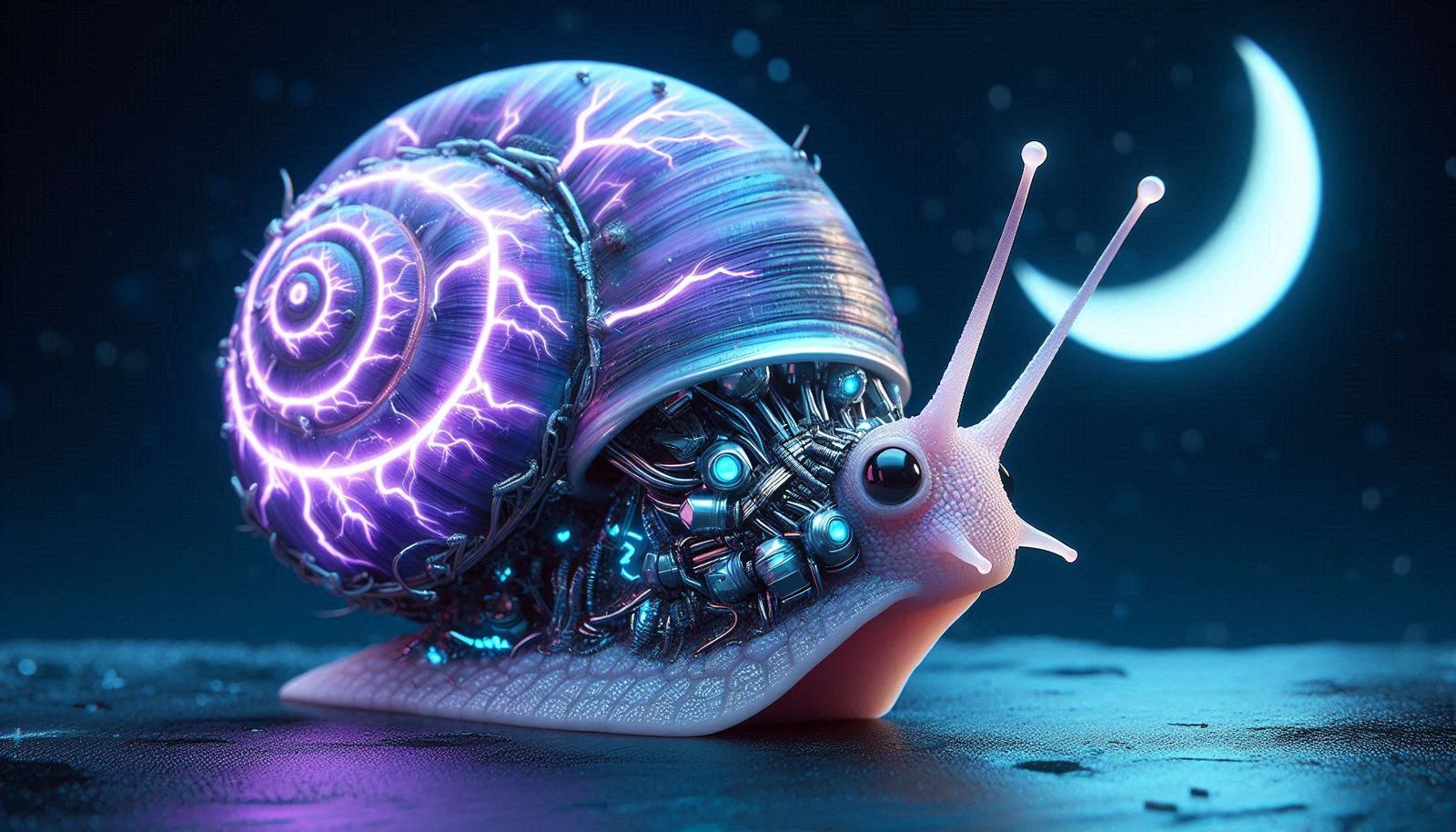 Ms. Pink Snail Cyborg