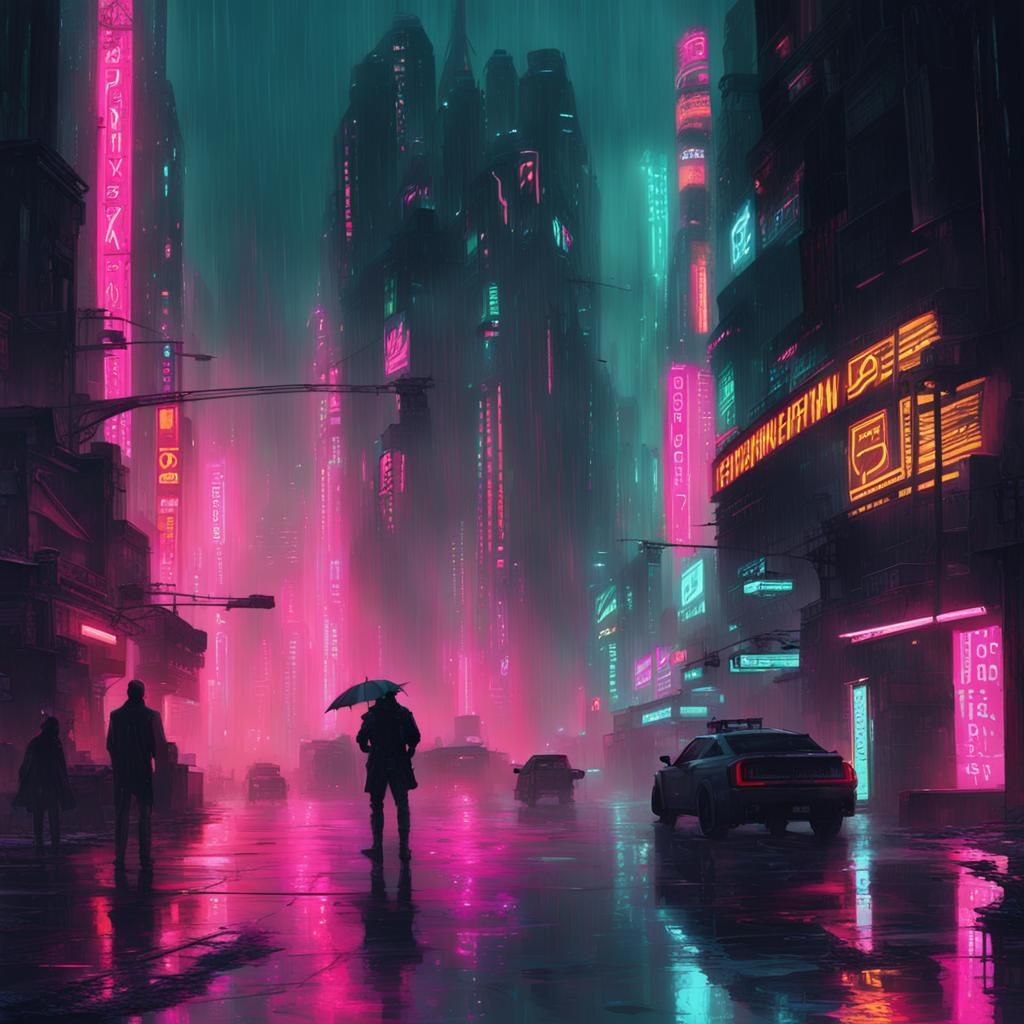 Cyberpunk City - AI Generated Artwork - NightCafe Creator