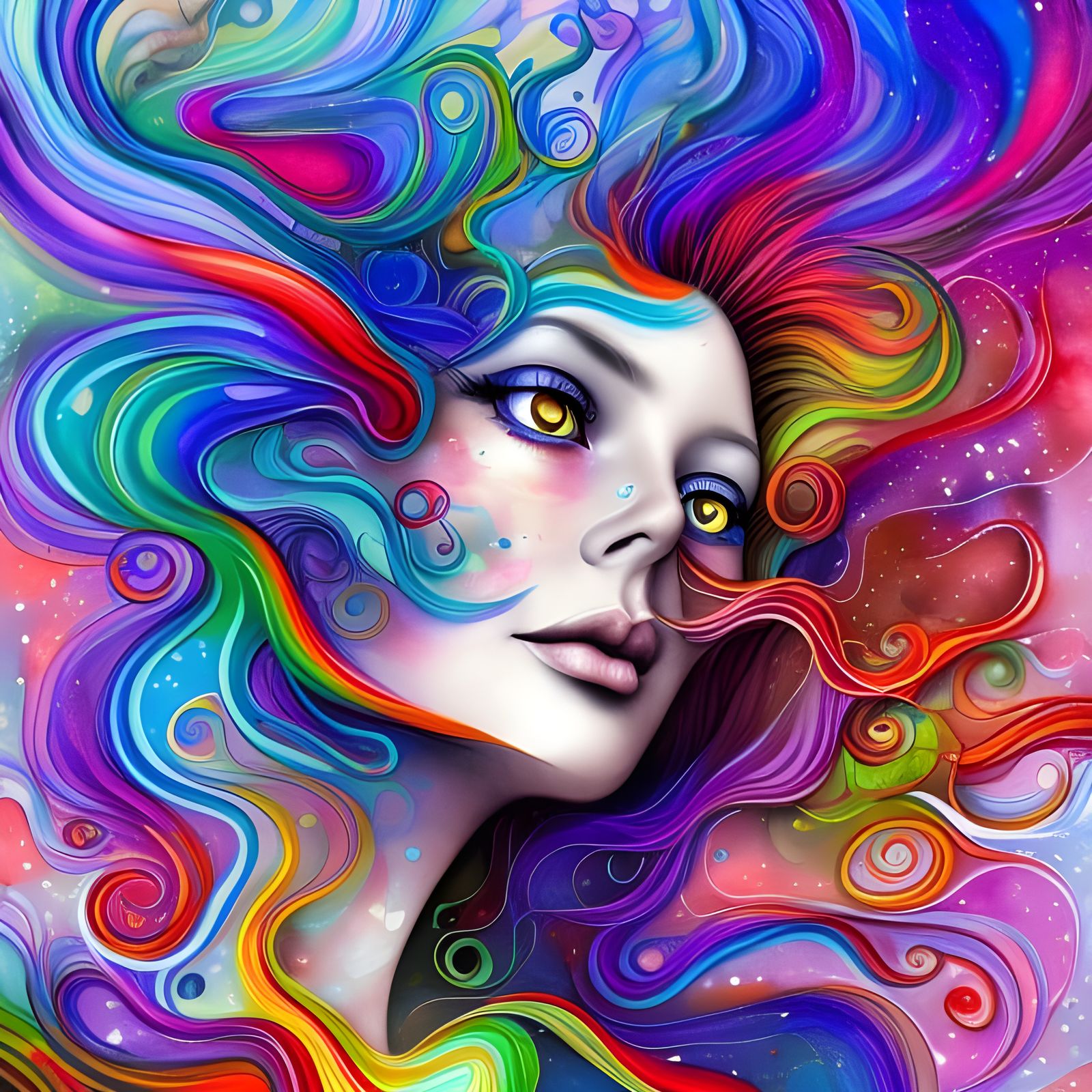 Colorful personality - AI Generated Artwork - NightCafe Creator