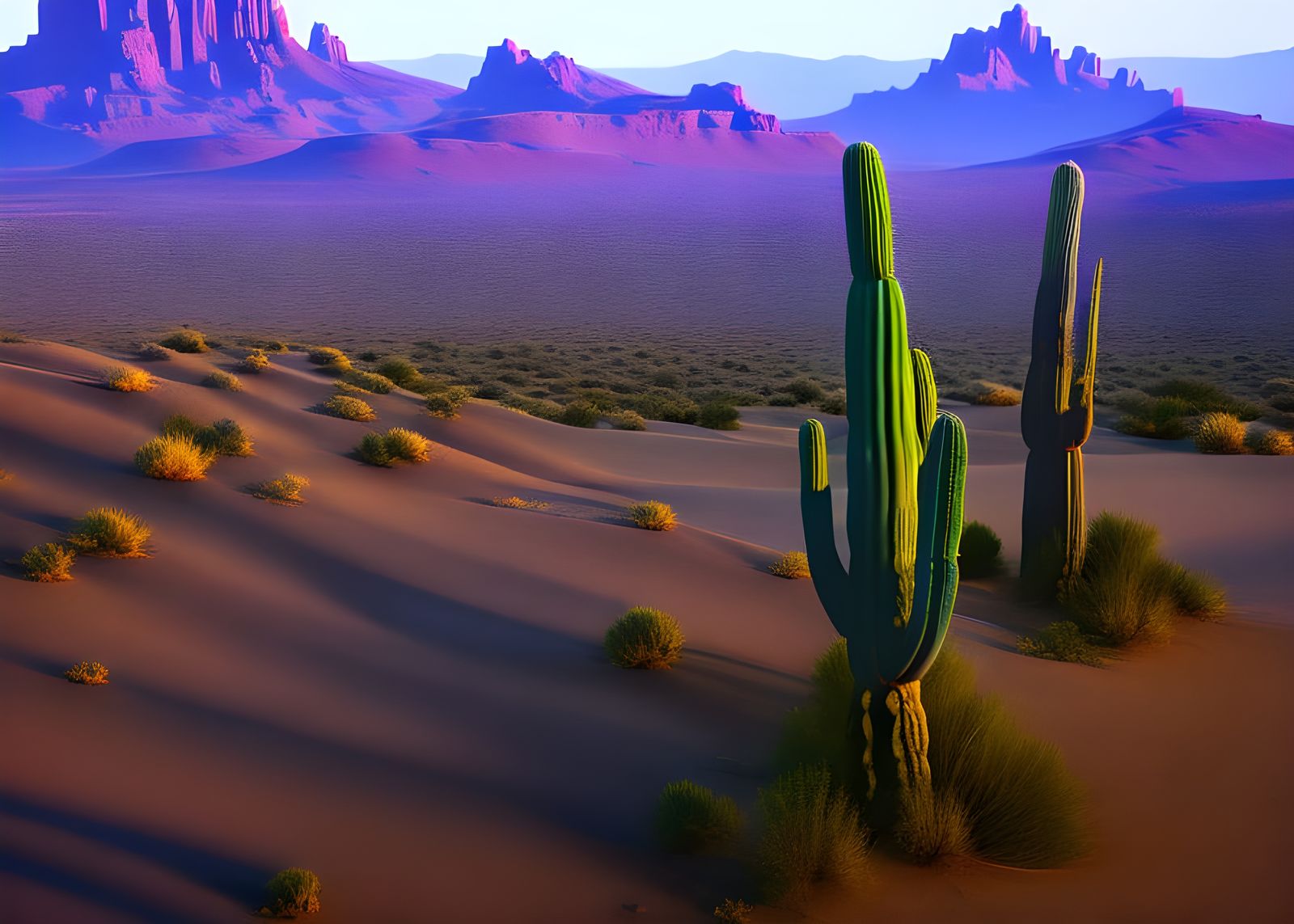 Desert evening