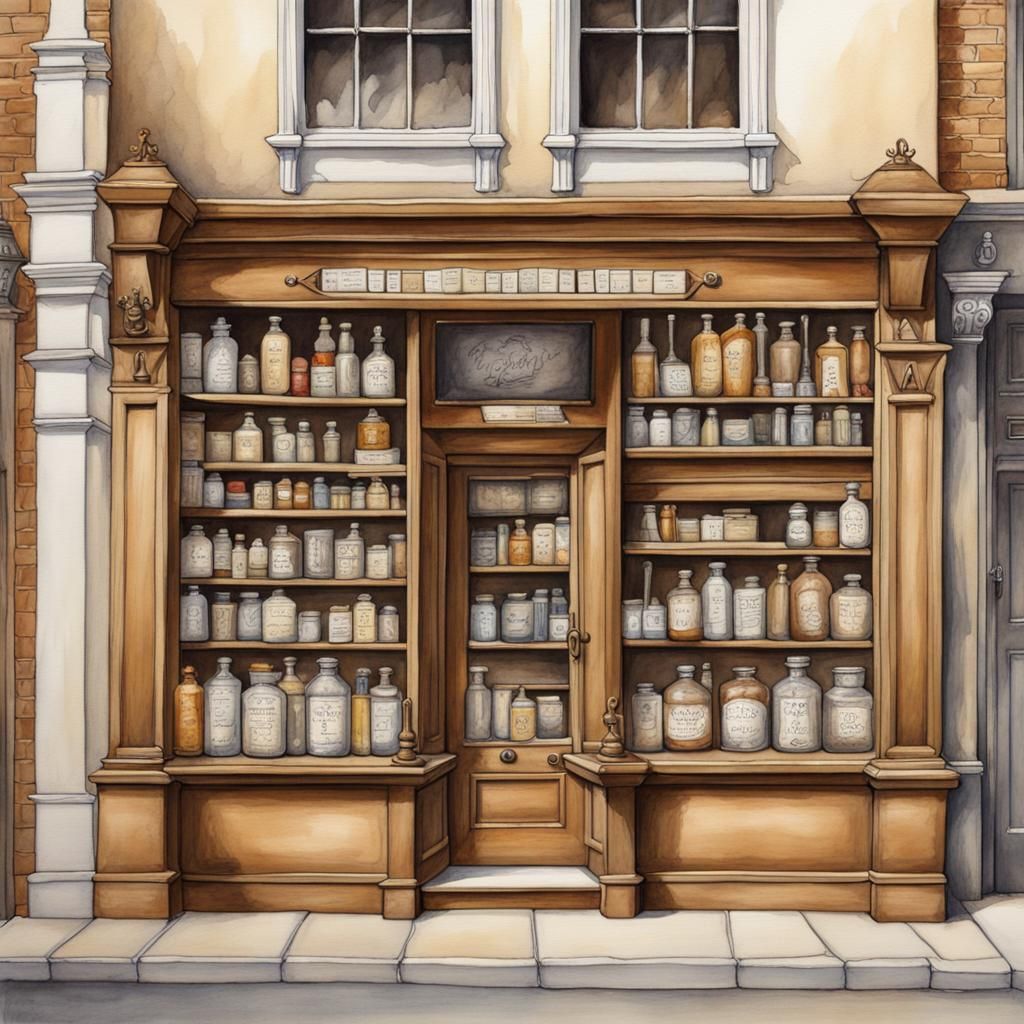 Town Apothecary - AI Generated Artwork - NightCafe Creator