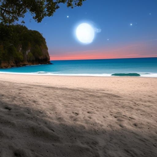 Moon beach