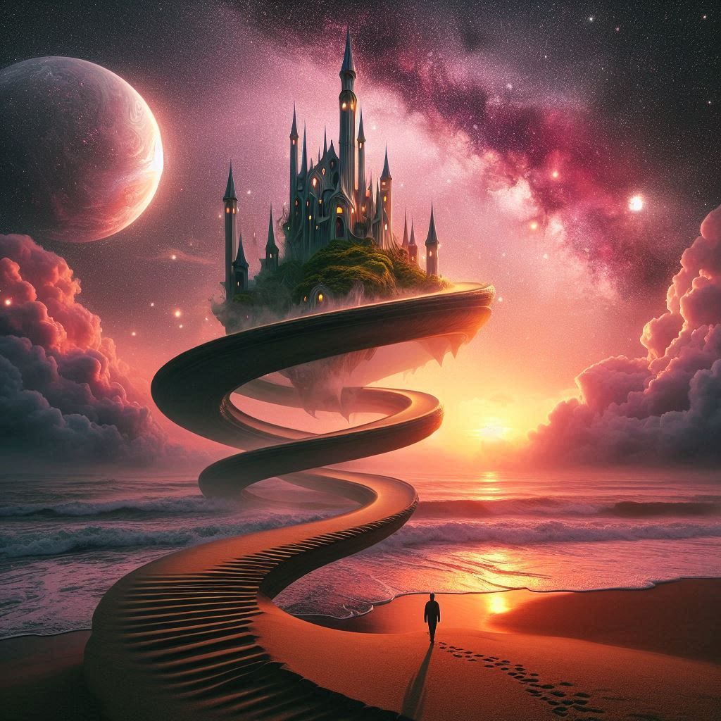 Ethereal Sandcastle dreamscapes