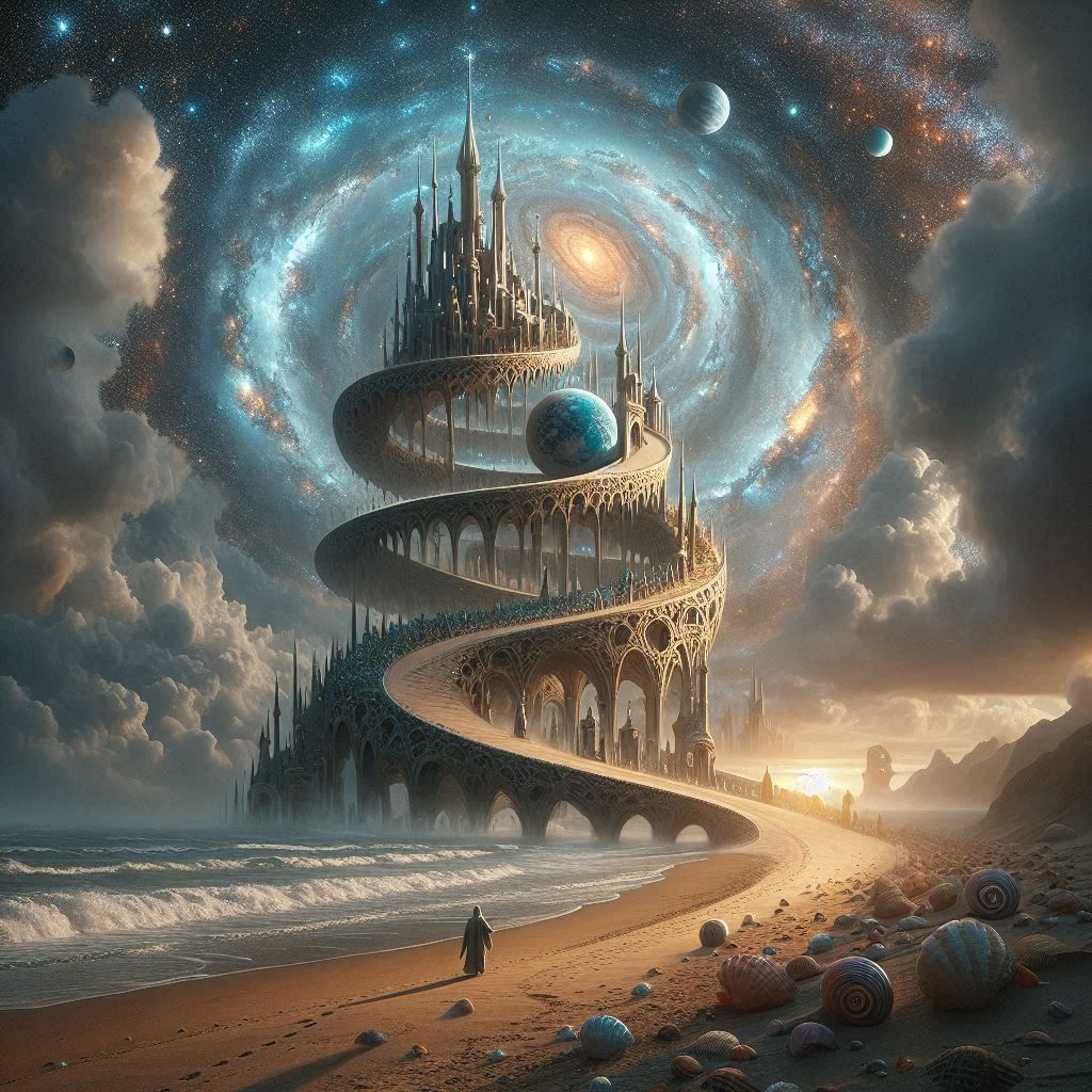 Ethereal Sandcastle dreamscapes