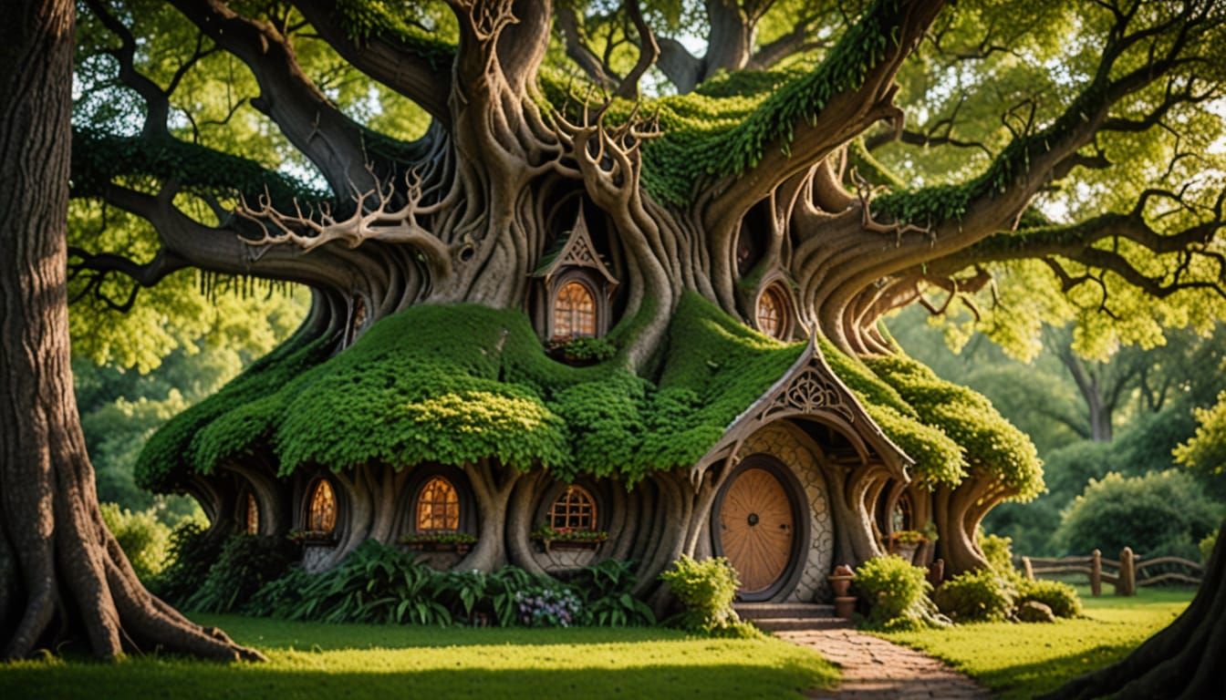 living right inside a tree