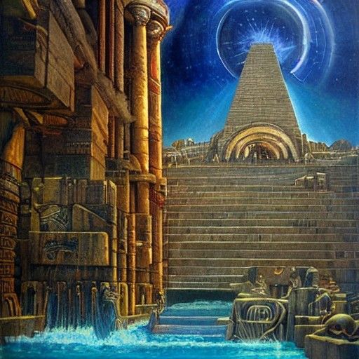 Lost city of Atlantis where the aliens and Pharaohs tracked ...
