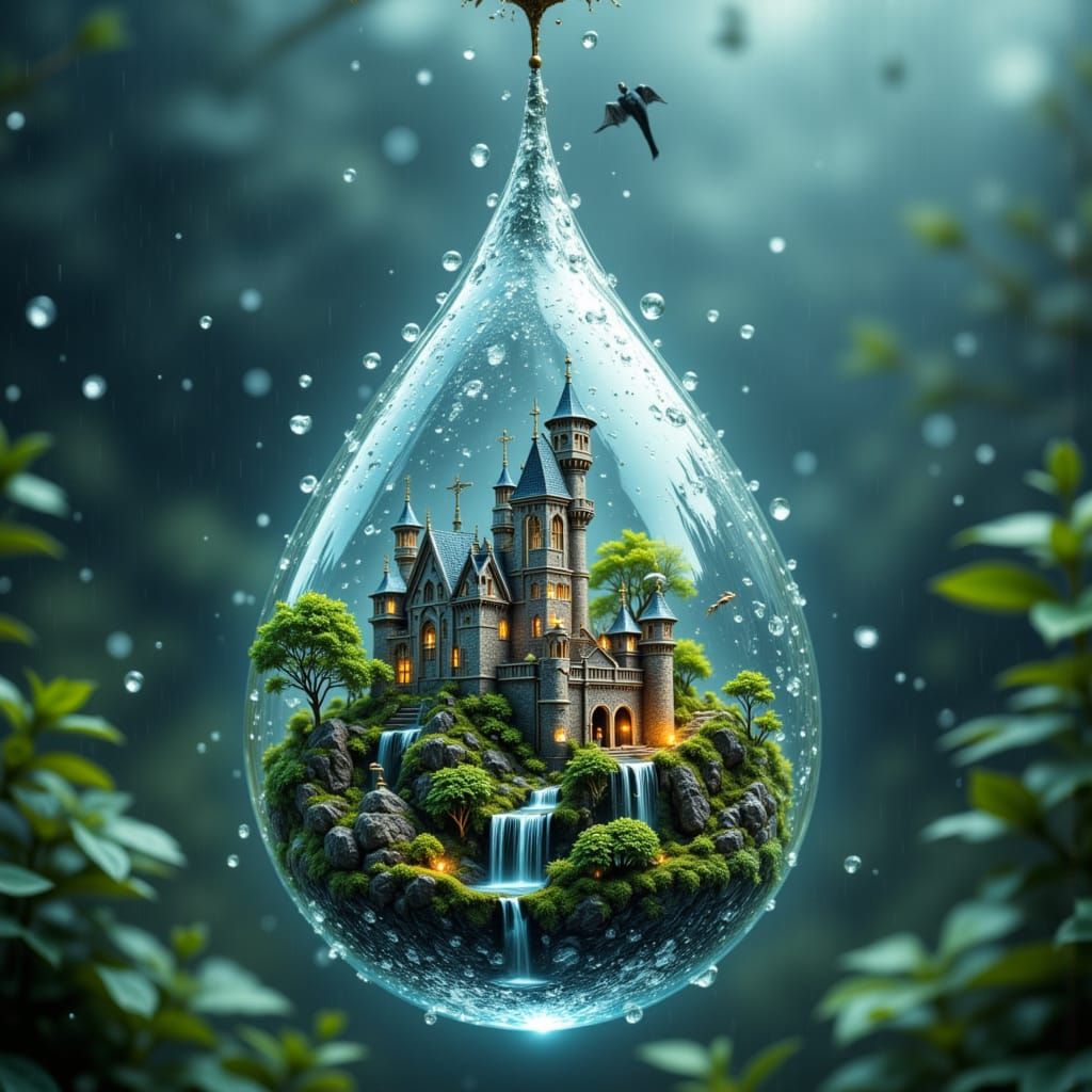 A Tear of Realms  by @Firewoman