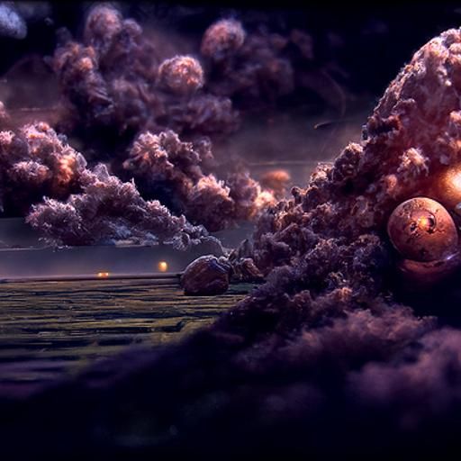Purple clouds