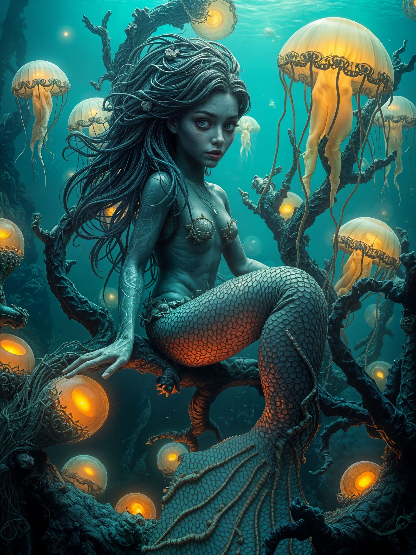 Corrupted Mermaid   by @Maarten Smeets