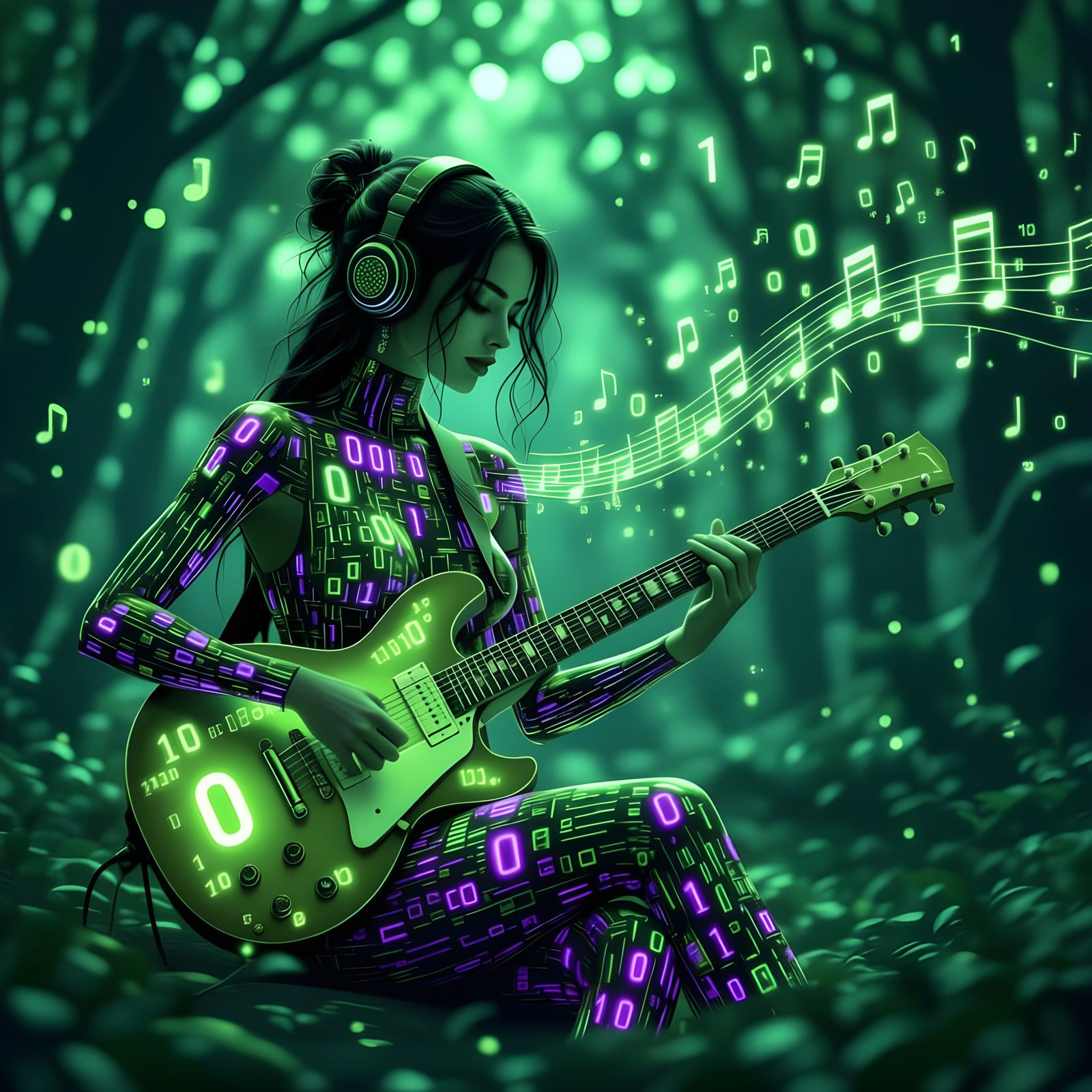 Coding melody   by @Kikifoufou