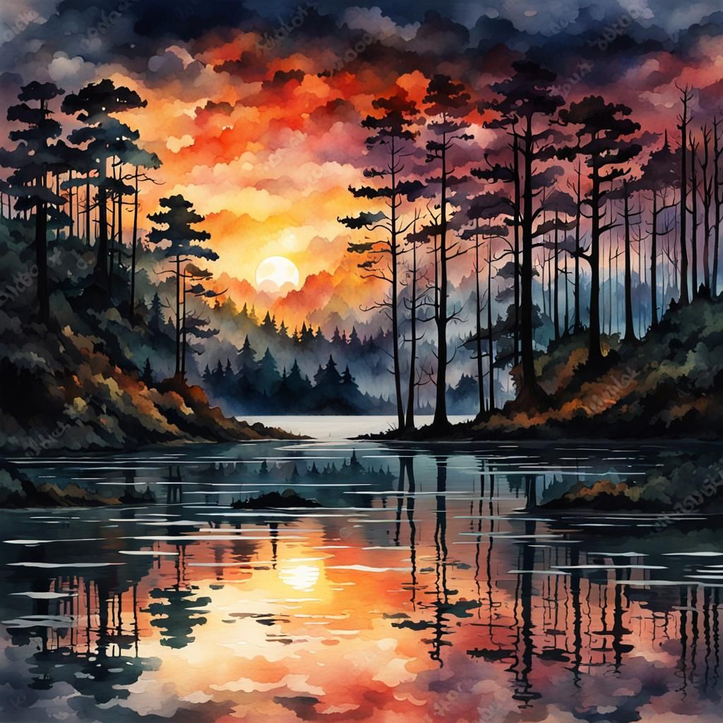 Dark sunset  by @Orsolya Kiss