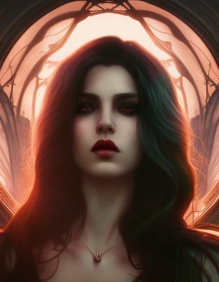 Vampiress - Ai Generated Artwork - Nightcafe Creator