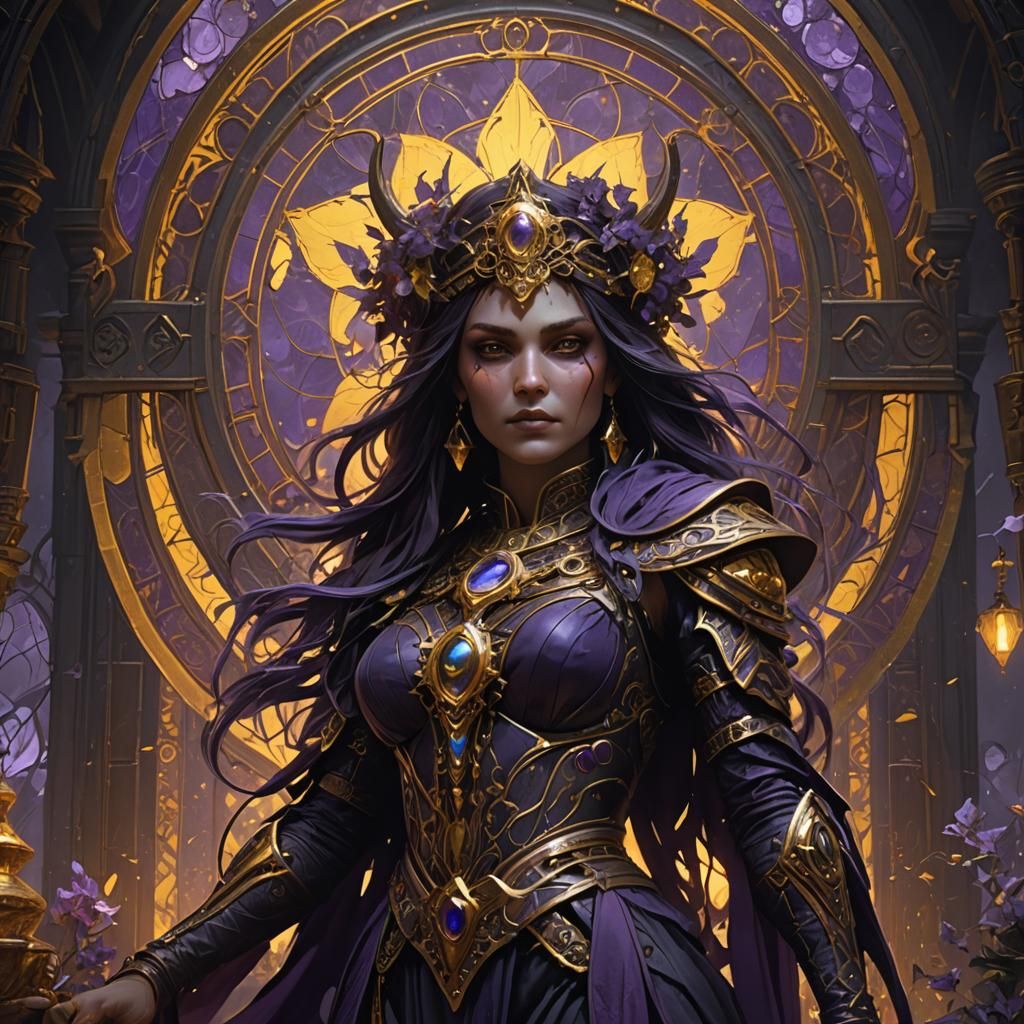 Dark Priestess - AI Generated Artwork - NightCafe Creator