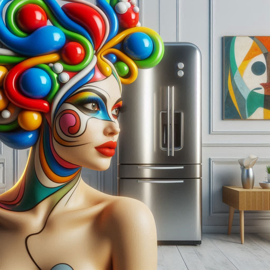 Fridge, Niki de Saint Phalle style