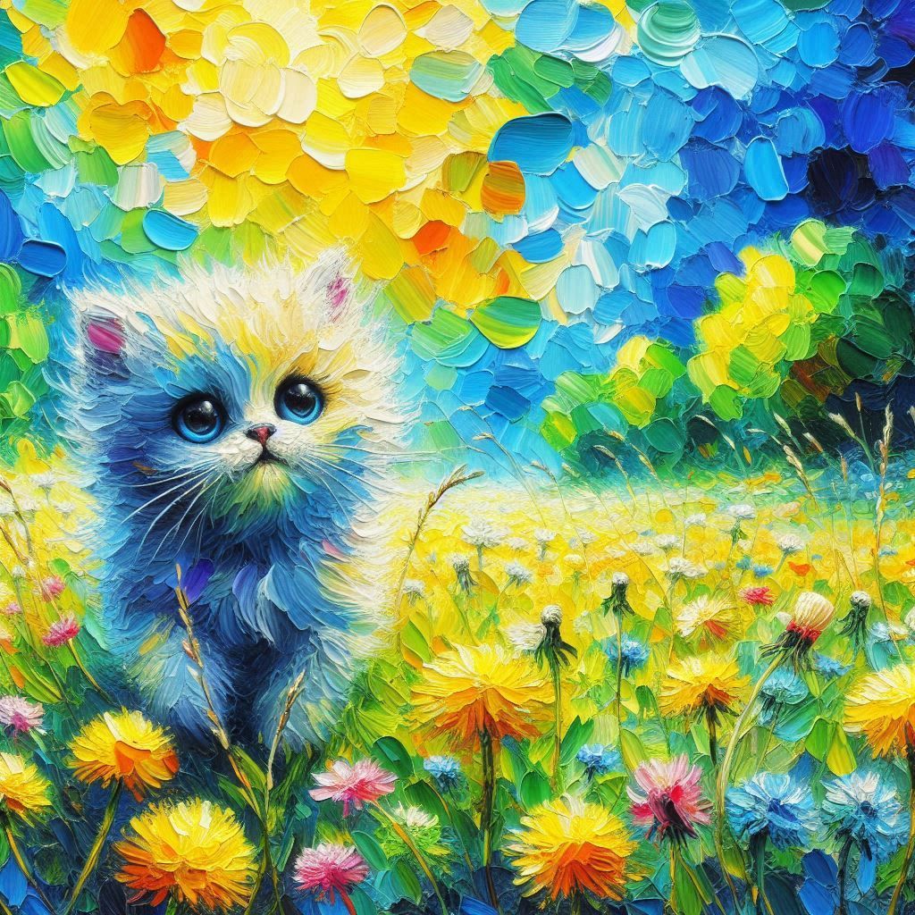 Impasto kitty