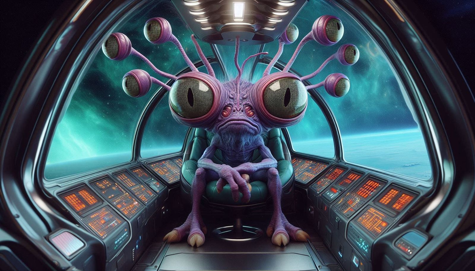 Alien Site Seeing Across The Galaxy