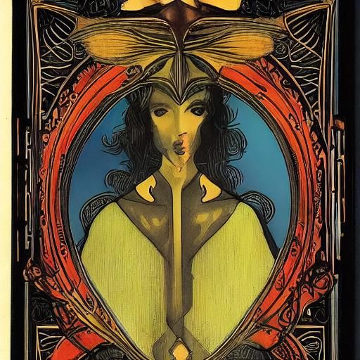 Aquarian Tarot David Palladini - AI Generated Artwork - NightCafe Creator