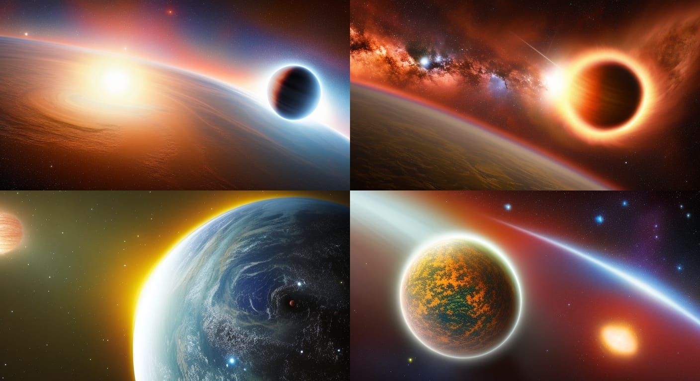 insanely detailed, a planet pulled apart and falling into a ...