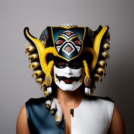 Masks AI Generated Artwork NightCafe Creator