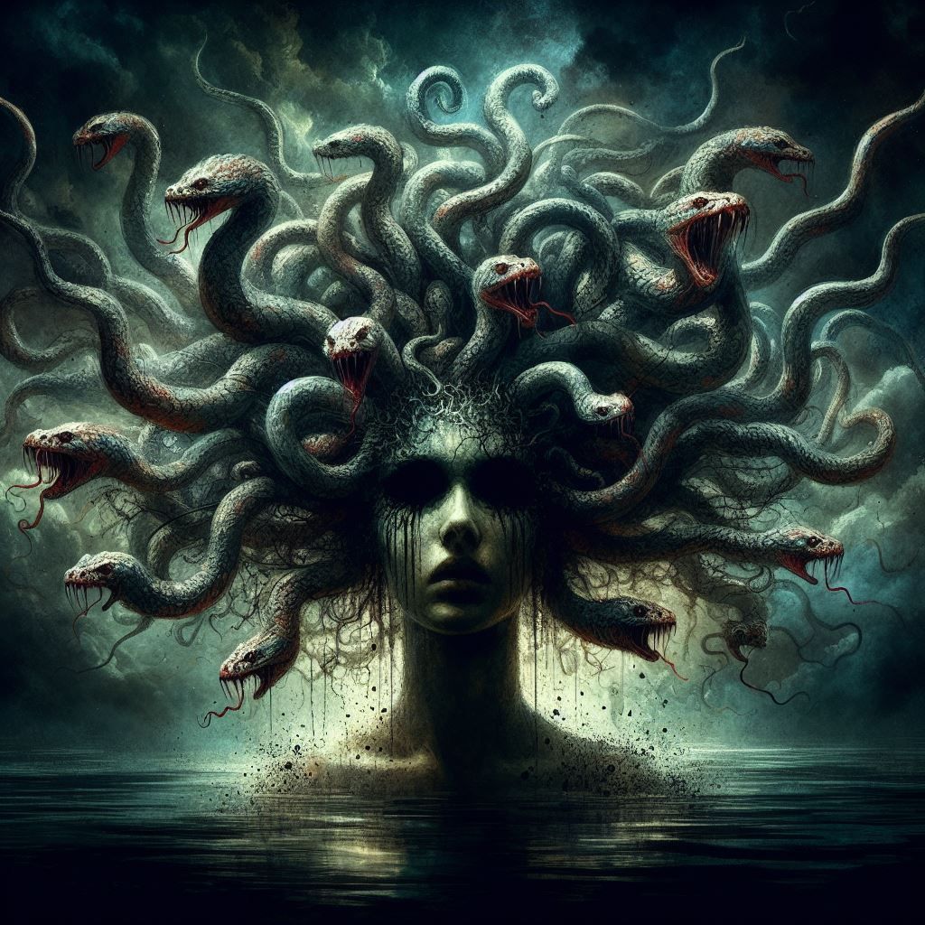 Medusa's Loneliness - AI Generated Artwork - NightCafe Creator