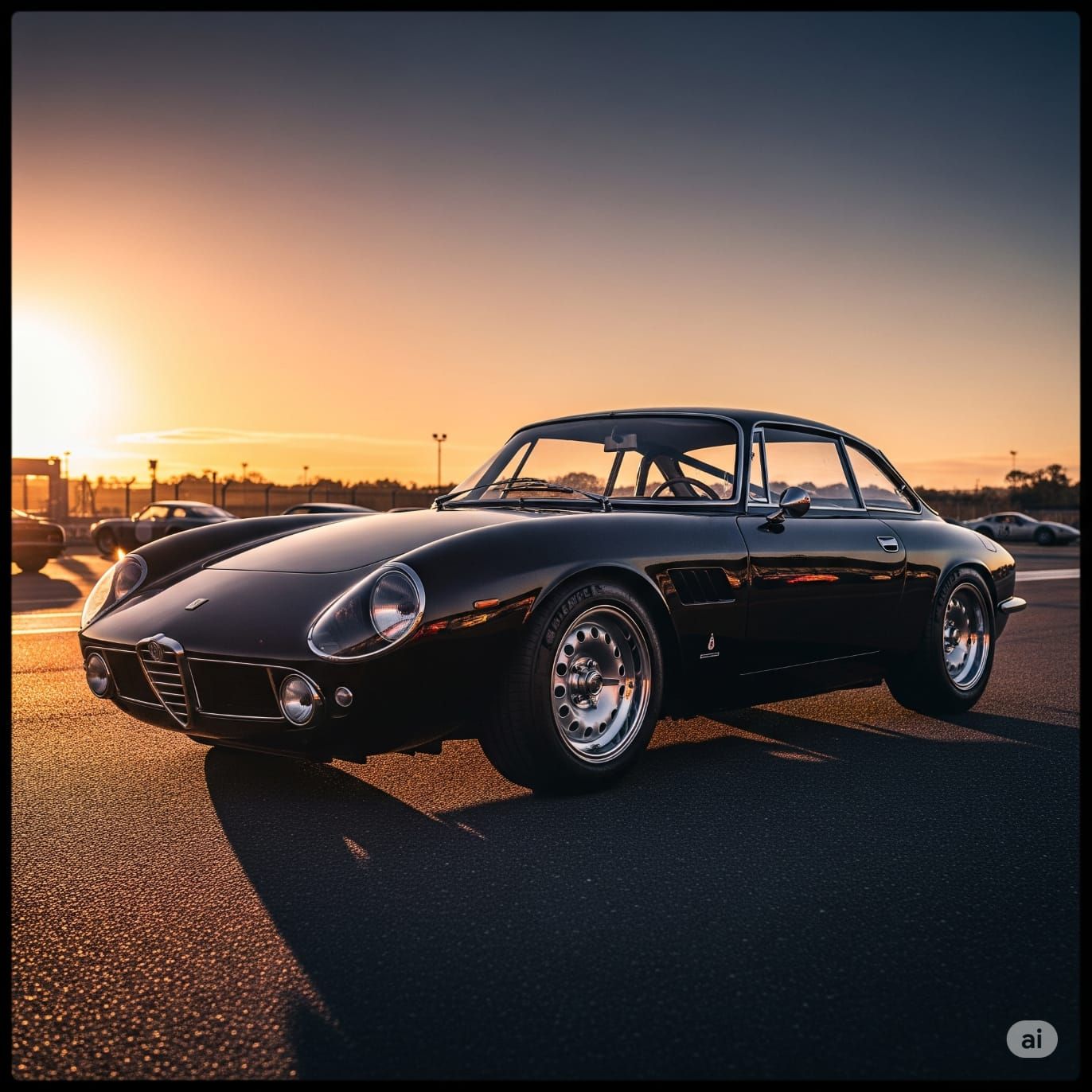 Classic Alfa Romeo GT Coupe design study