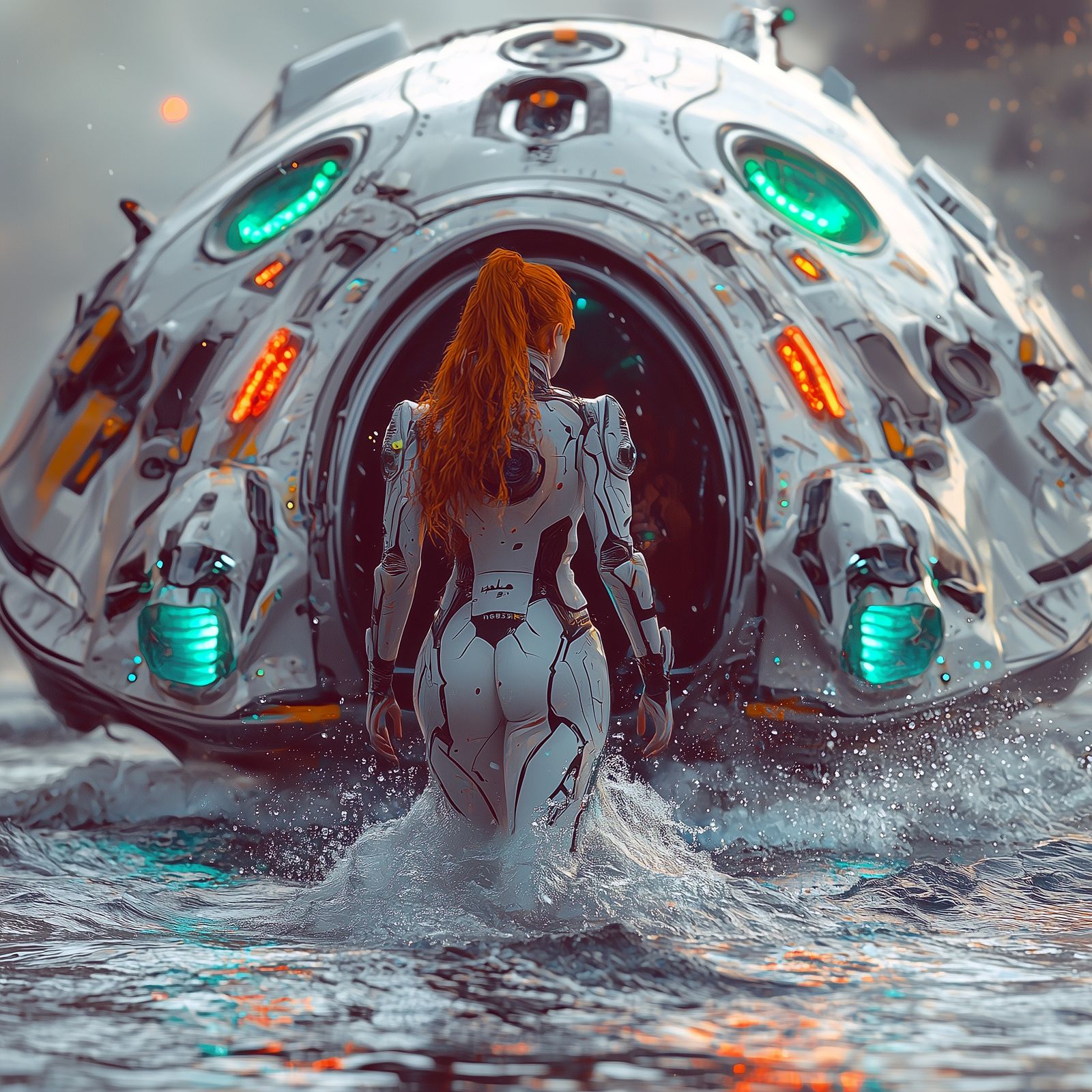 Entering the Alien Ship