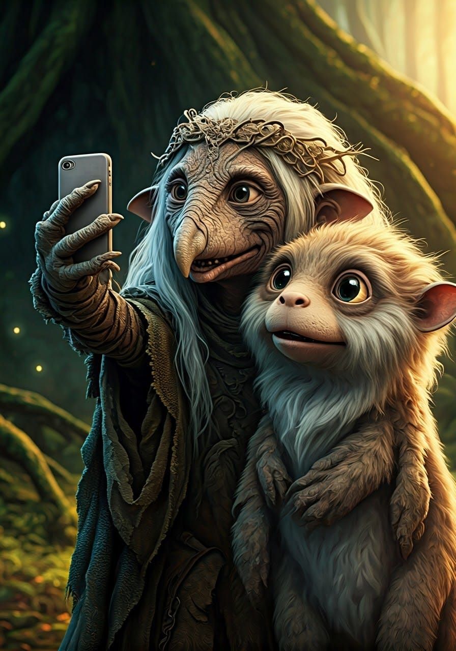 sweet beings Selfie.  by @Phoebe