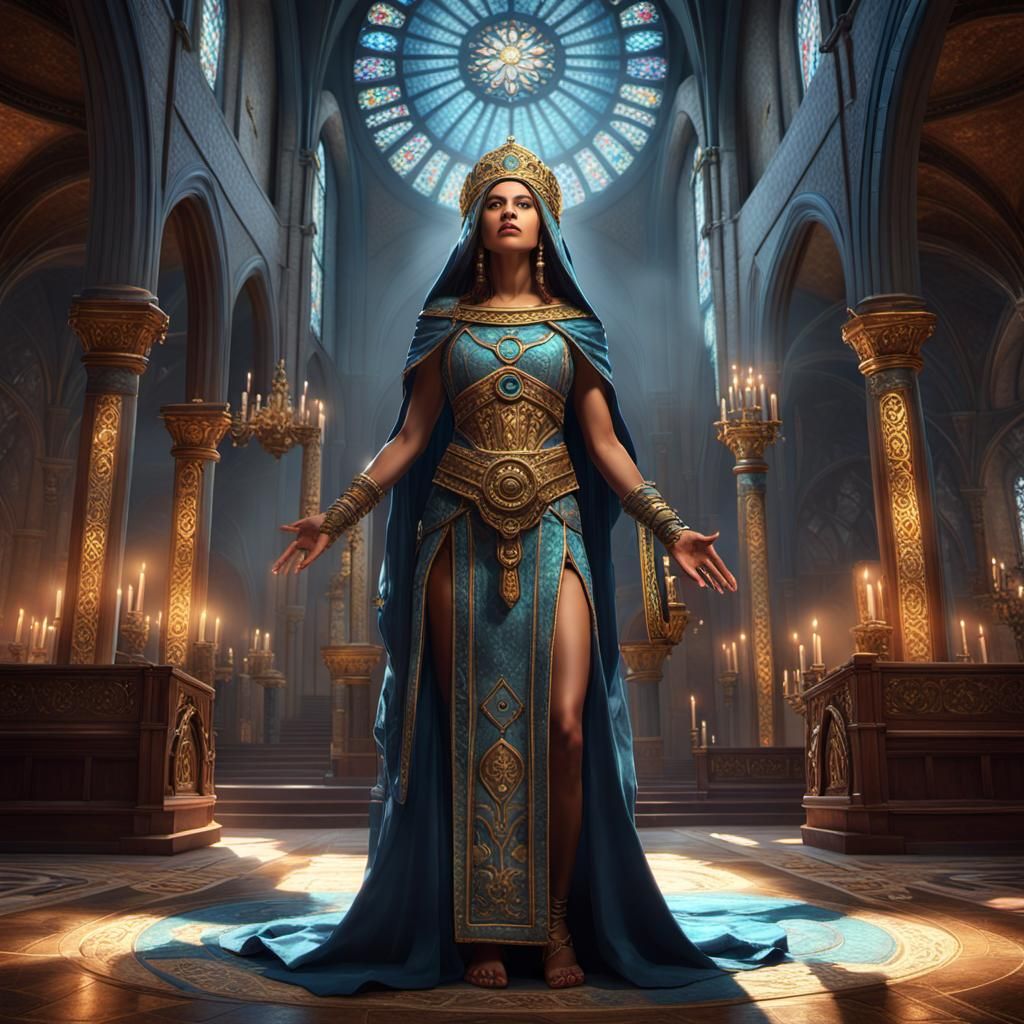 The priestess - AI Generated Artwork - NightCafe Creator