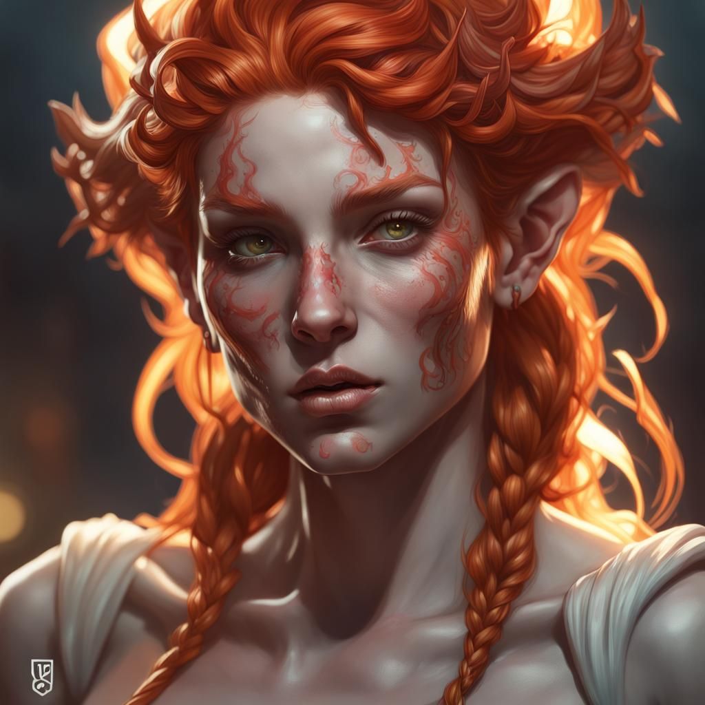 ginger demon - AI Generated Artwork - NightCafe Creator