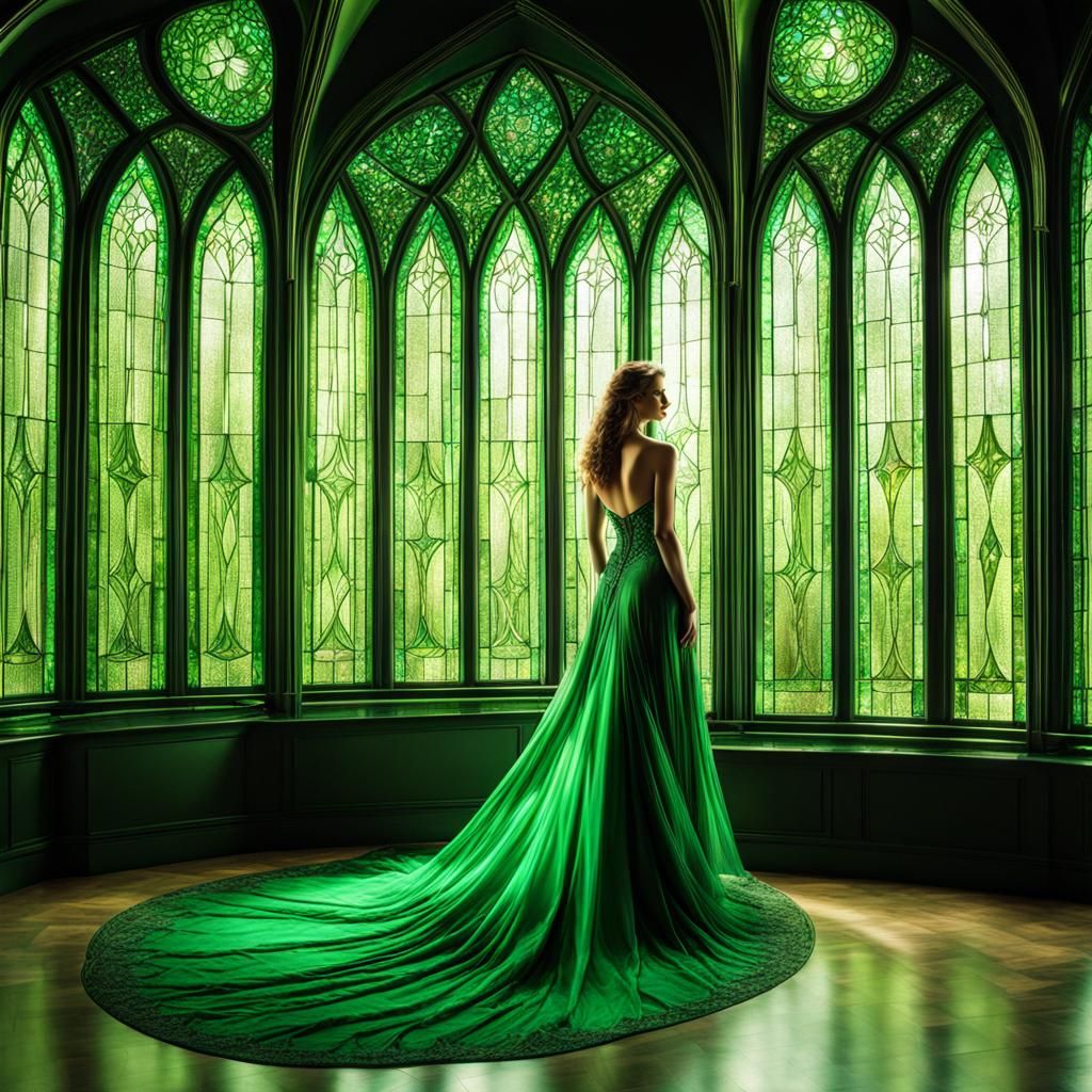The colour green