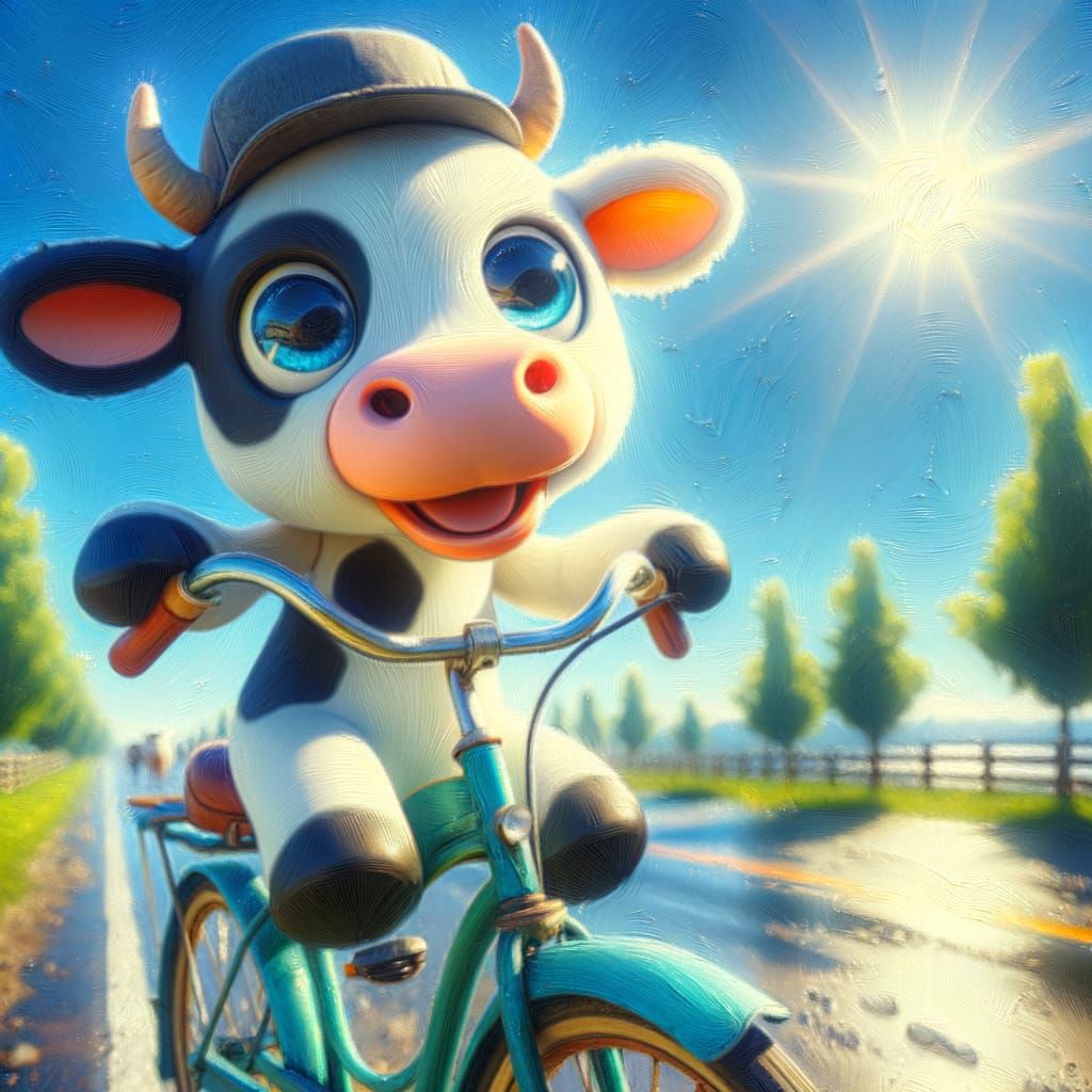 “I’m really mooving today!”