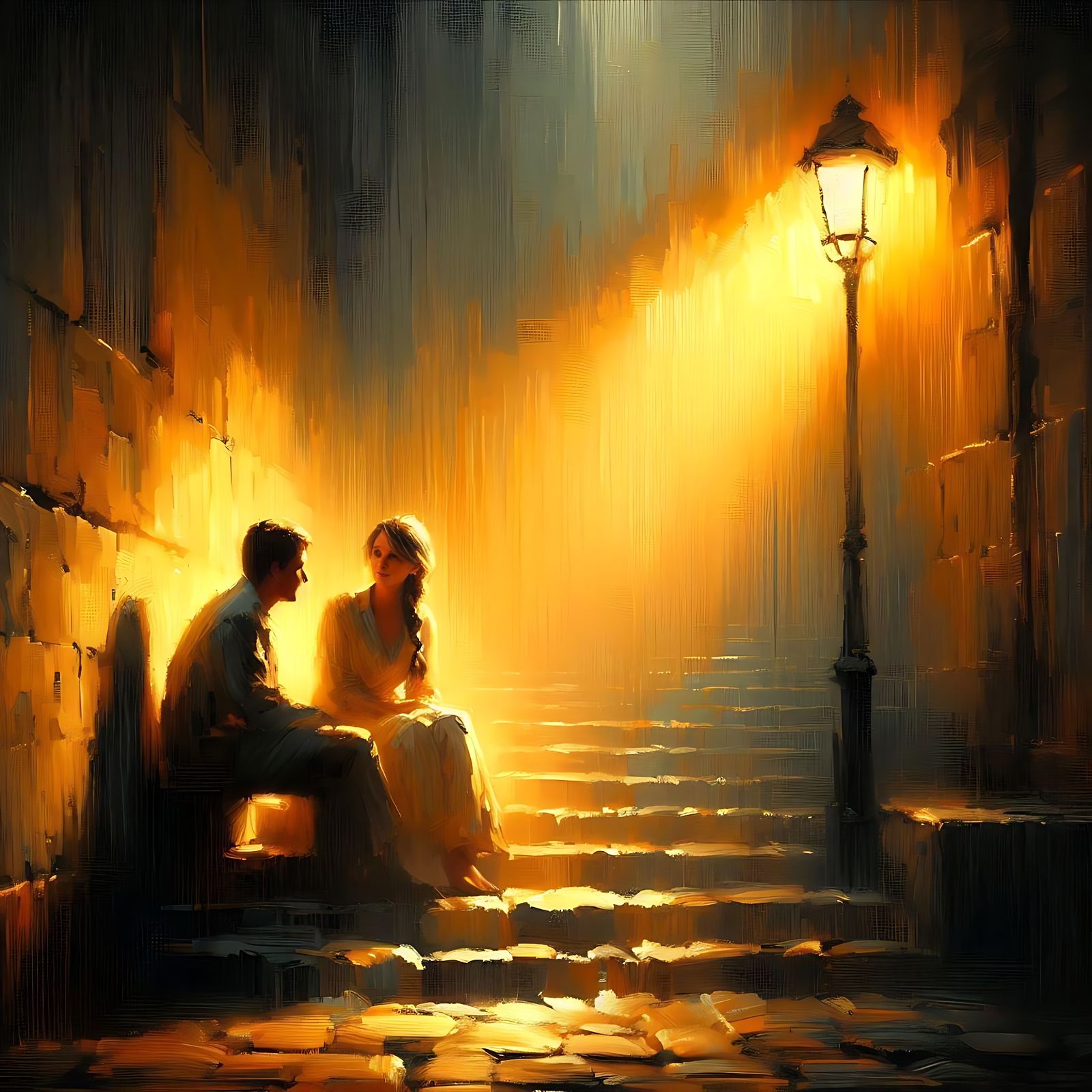 Whispers in the Golden Light  by @Uwork