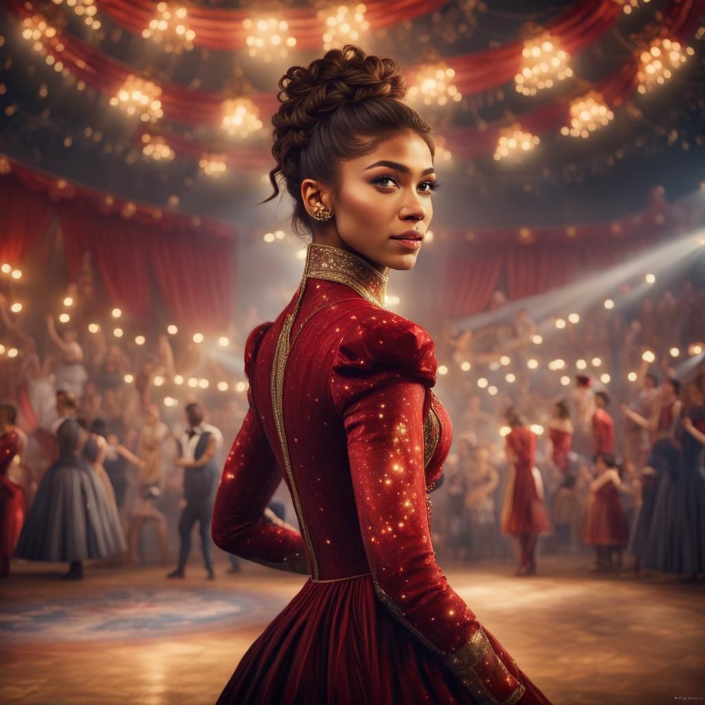 Zendaya from The Greatest Showman - AI Generated Artwork - NightCafe