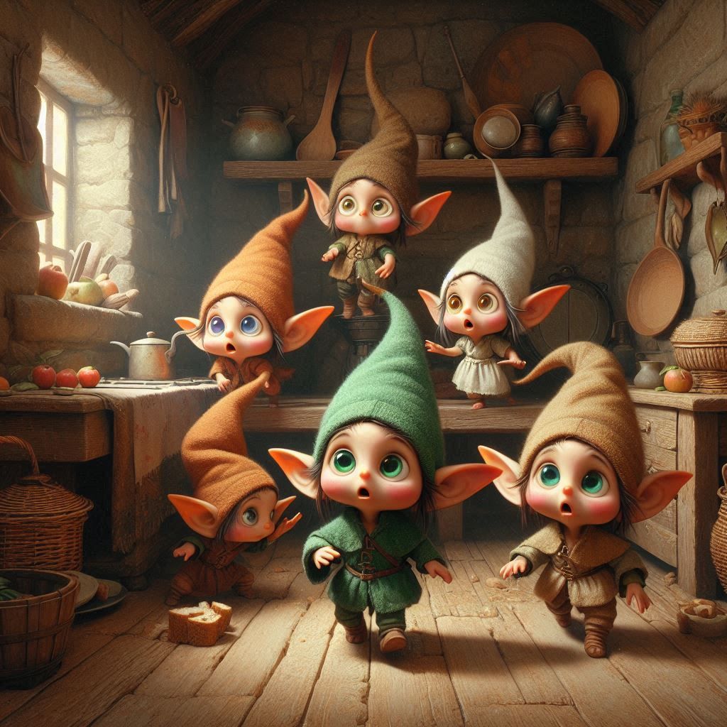 "They're home! Hide!"