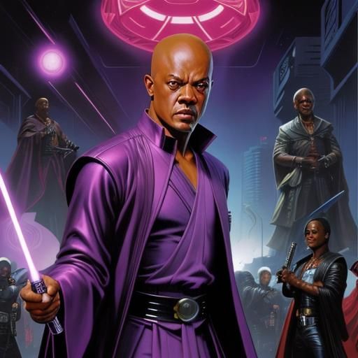 Young Mace Windu AI Generated Artwork NightCafe Creator