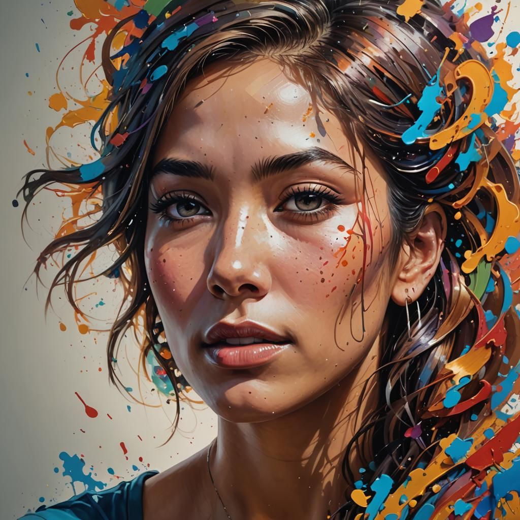 The Music Within woman portrait