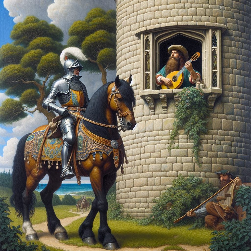 knight and tower