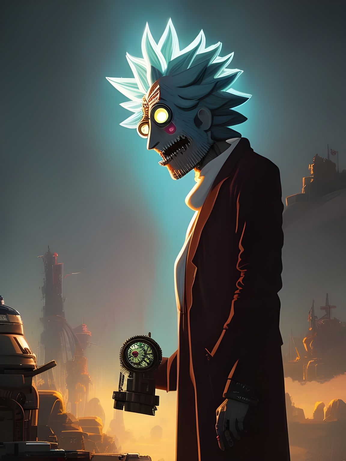 rick sanchez - AI Generated Artwork - NightCafe Creator