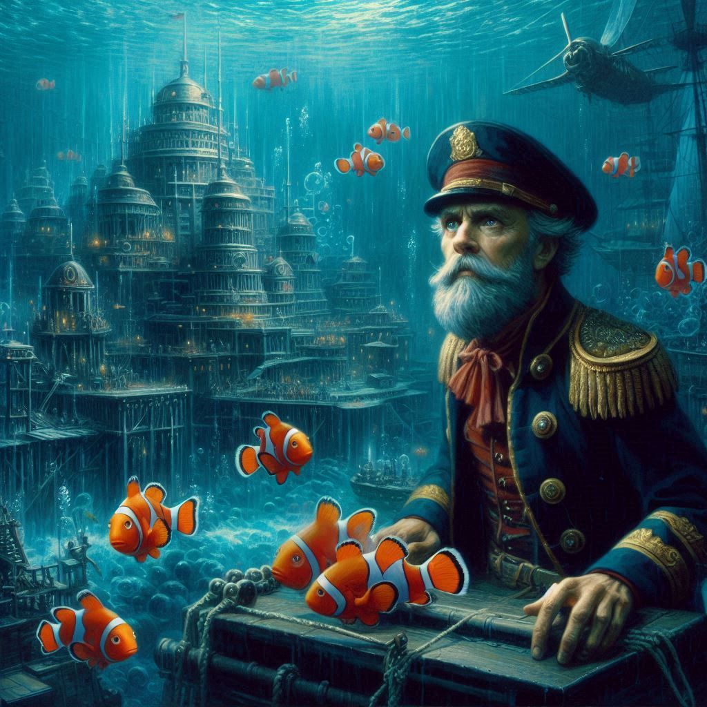 Captain Nemo found the underwater city