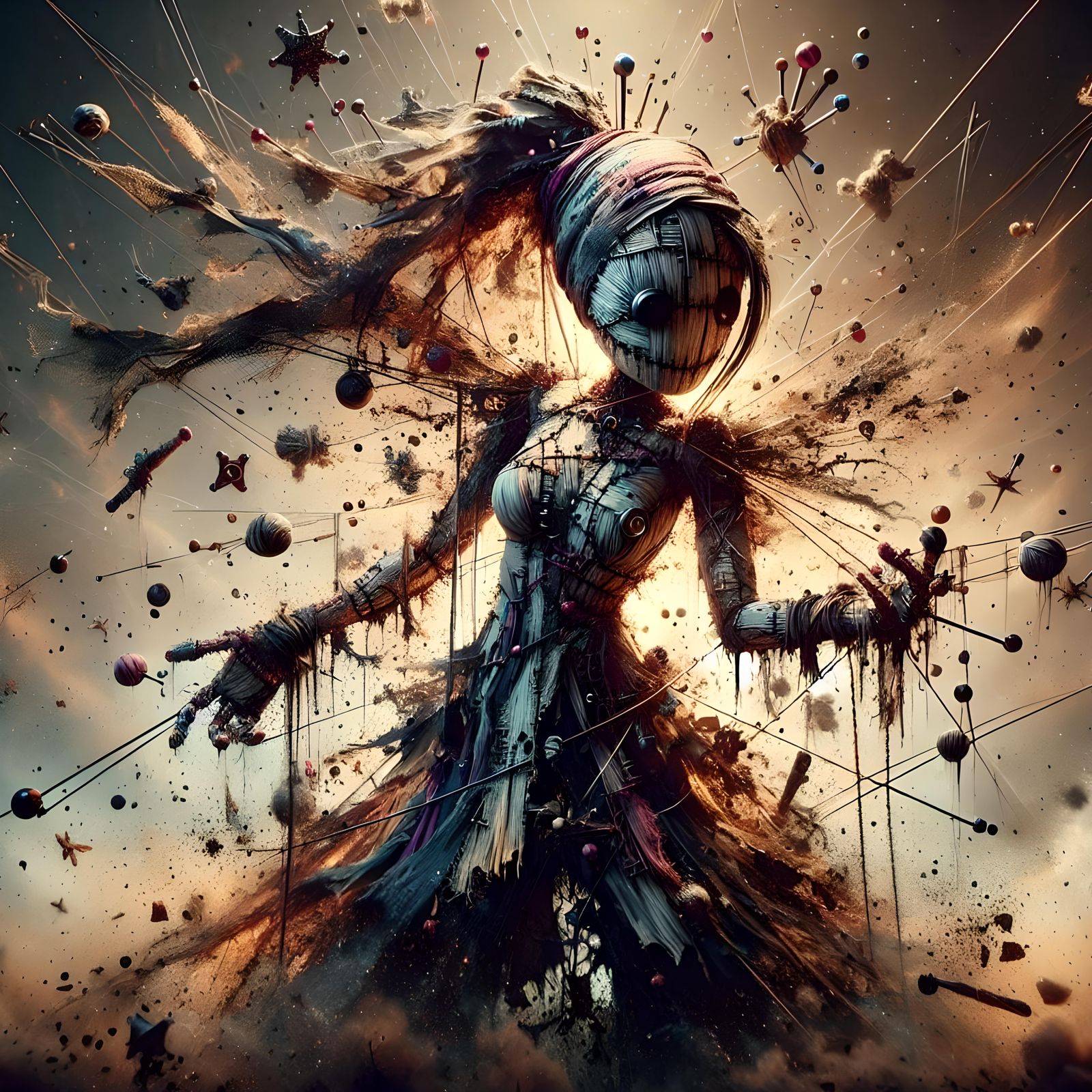 The cursed stitch; A tale of dark magic