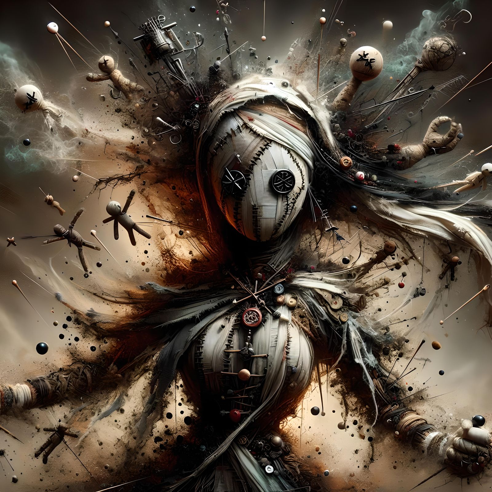 The cursed stitch; A tale of dark magic