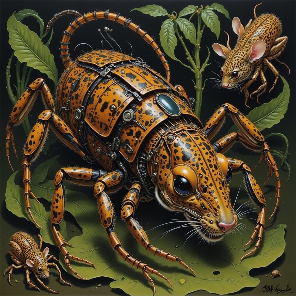 <lora:CHIMERA SAVAGE:1.0> Steampunk jungle 