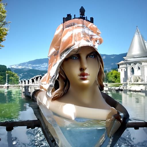 CASTLE GREECE GAZEBO ITALY BRIDGE WITH WATER RUNNING UNDER H...