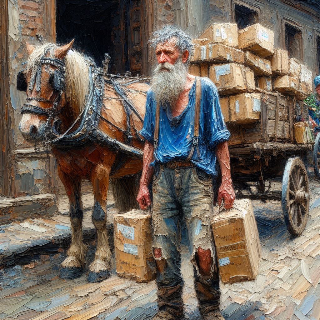 The old delivery guy  by @Nednut4362