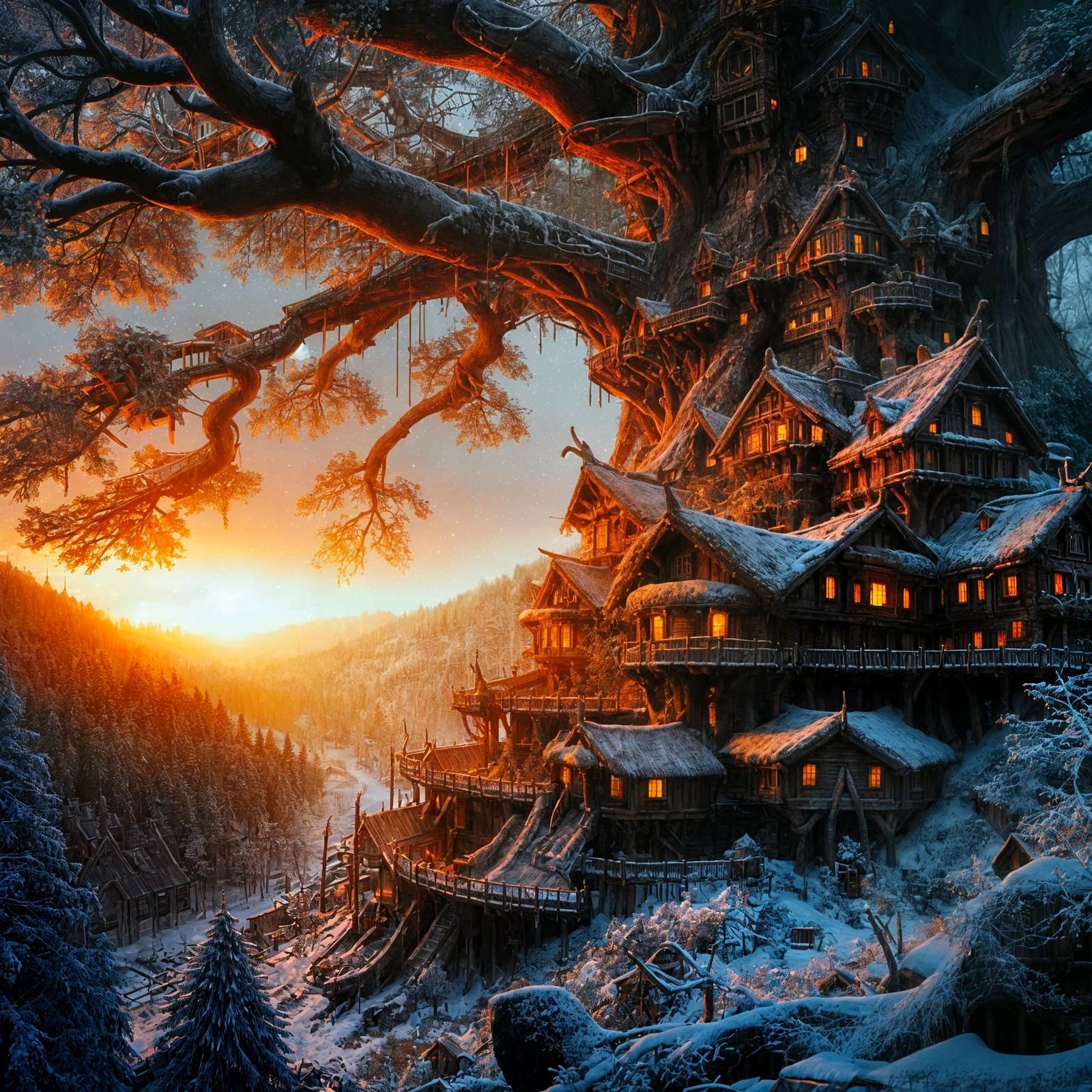 Oakholm by the Rimewood  by @Forged Anew