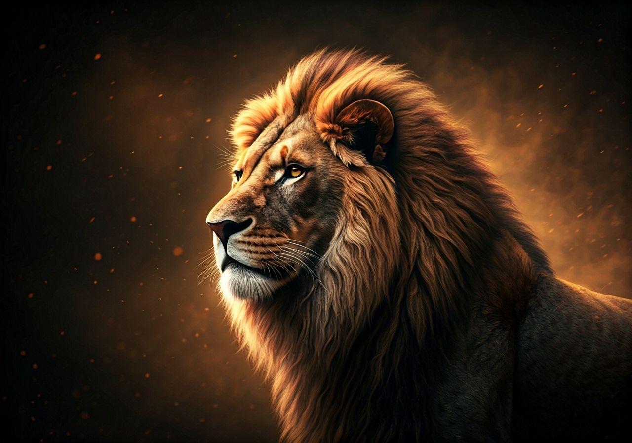 Lion  by @DaveyJ