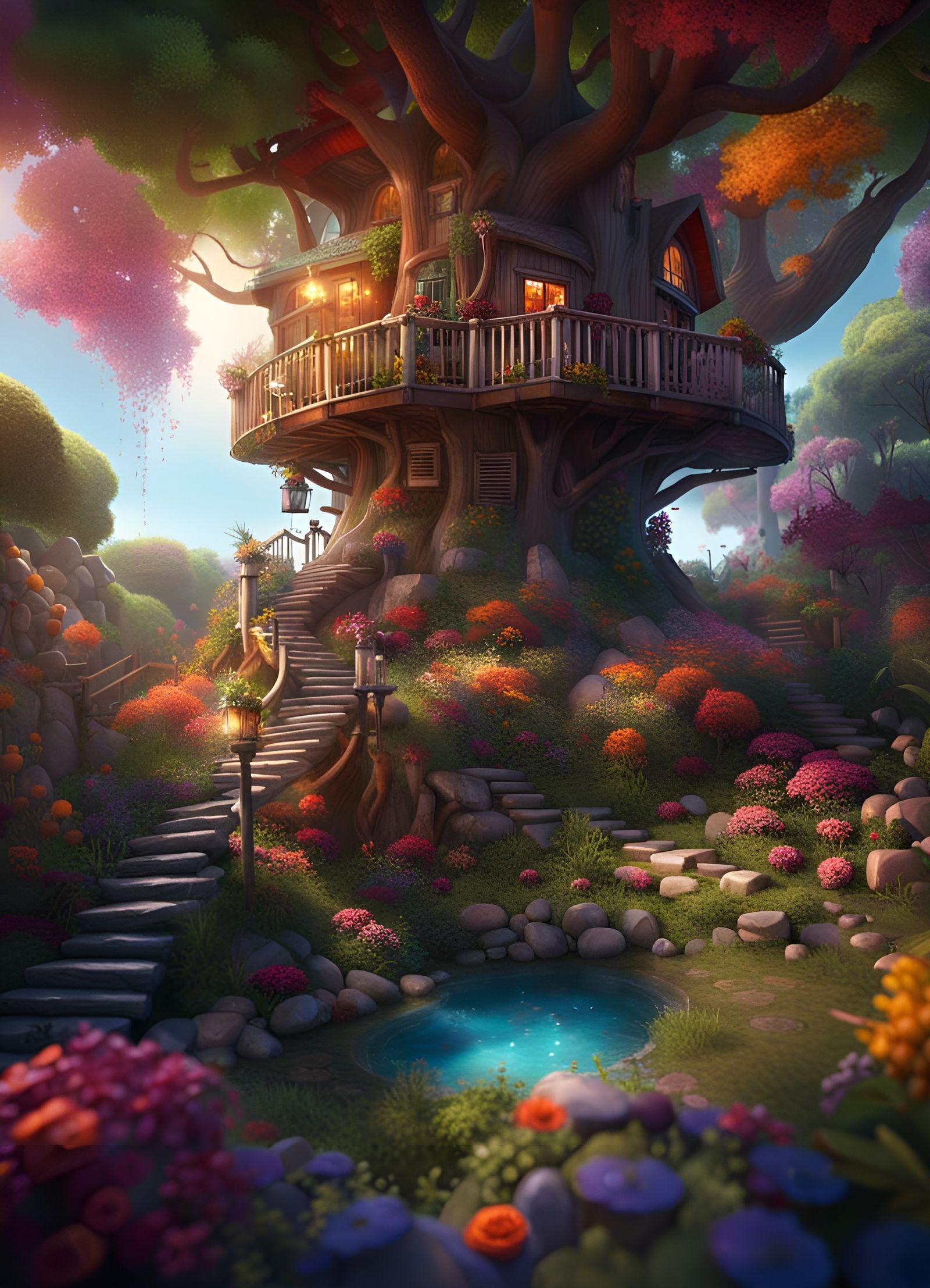 Garden Treehouse  by @Mike Ritchie
